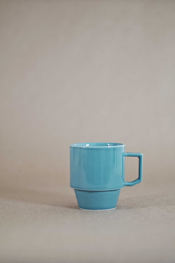 Hasami Porcelain Block Mug  - Teal