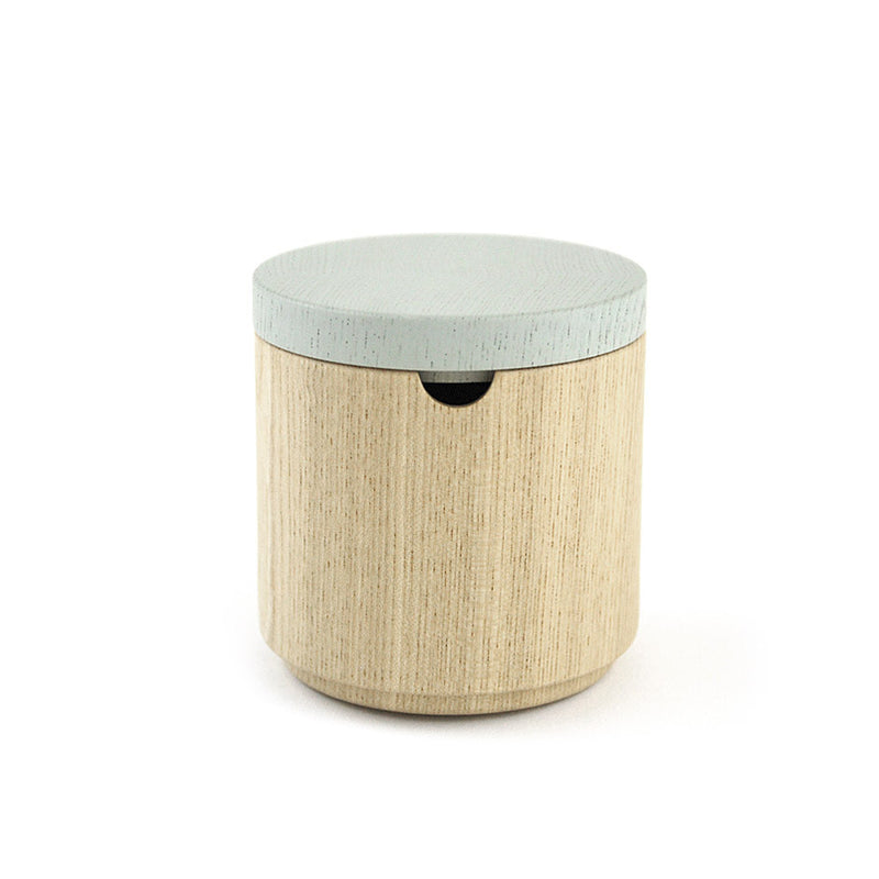 Roly Wood Container - Gray