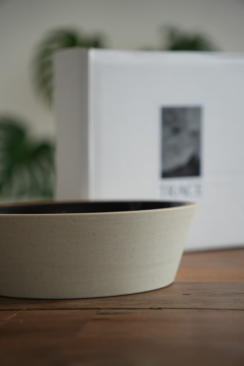 Hasami Artisan Earthy Stoneware Bowl: Matte and Glaze Surface