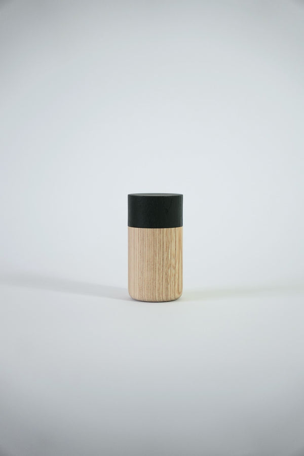 Tutu wood container - Soji Collection - Medium Green