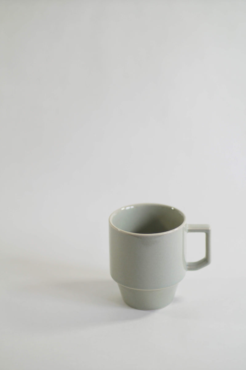 Hasami Porcelain Block Mug - Light Olive