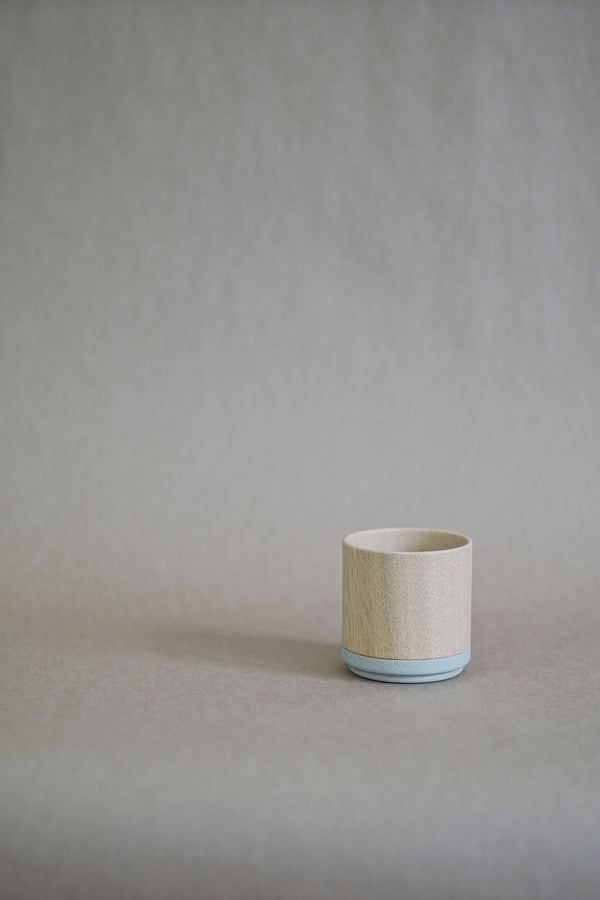 Roly Wood Cup - Gray