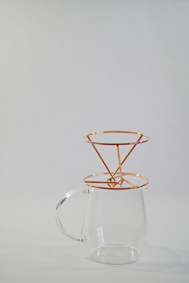 Wire Frame Coffee Dripper - Copper