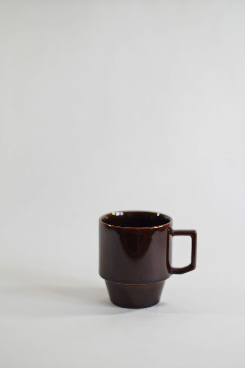 Hasami Porcelain Block Mug - Brown