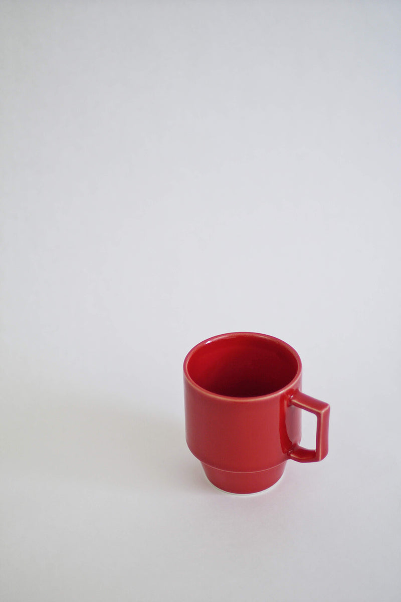 Hasami Porcelain Block Mug - Red