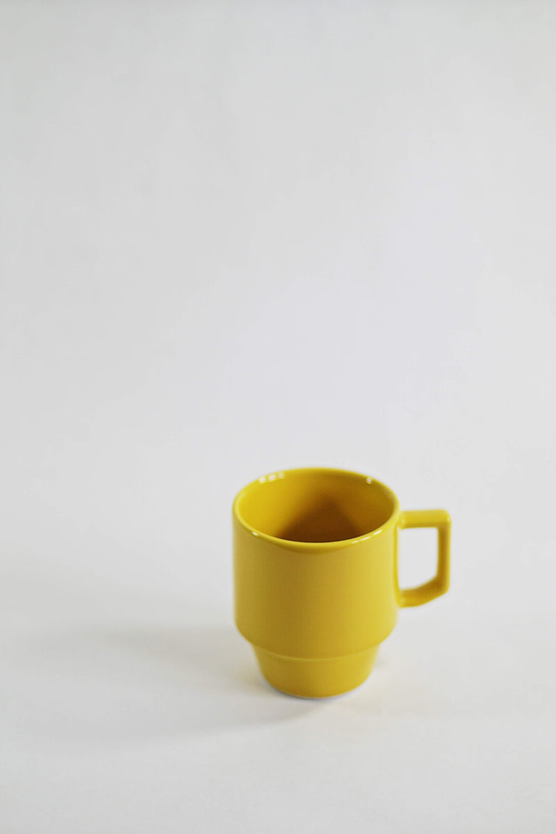 Hasami Porcelain Block Mug - Mustard