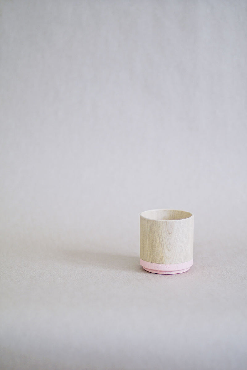 Roly Wood Cup - Pink