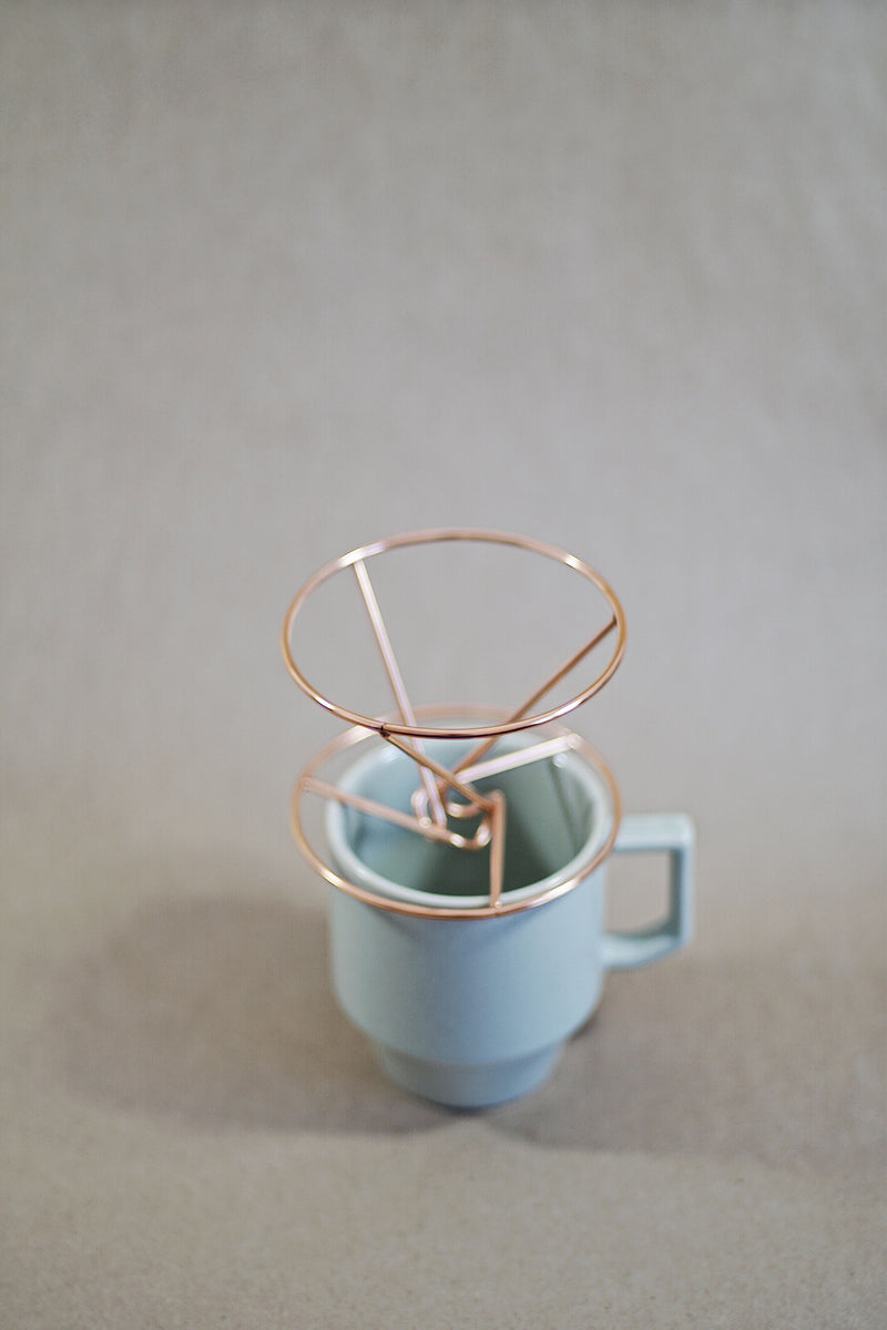 Wire Frame Coffee Dripper - Copper