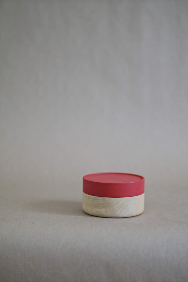 Hako wood container - Soji Collection - Small Red