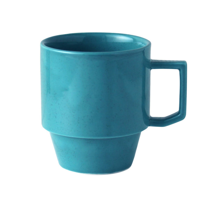 Hasami Porcelain Block Mug  - Teal