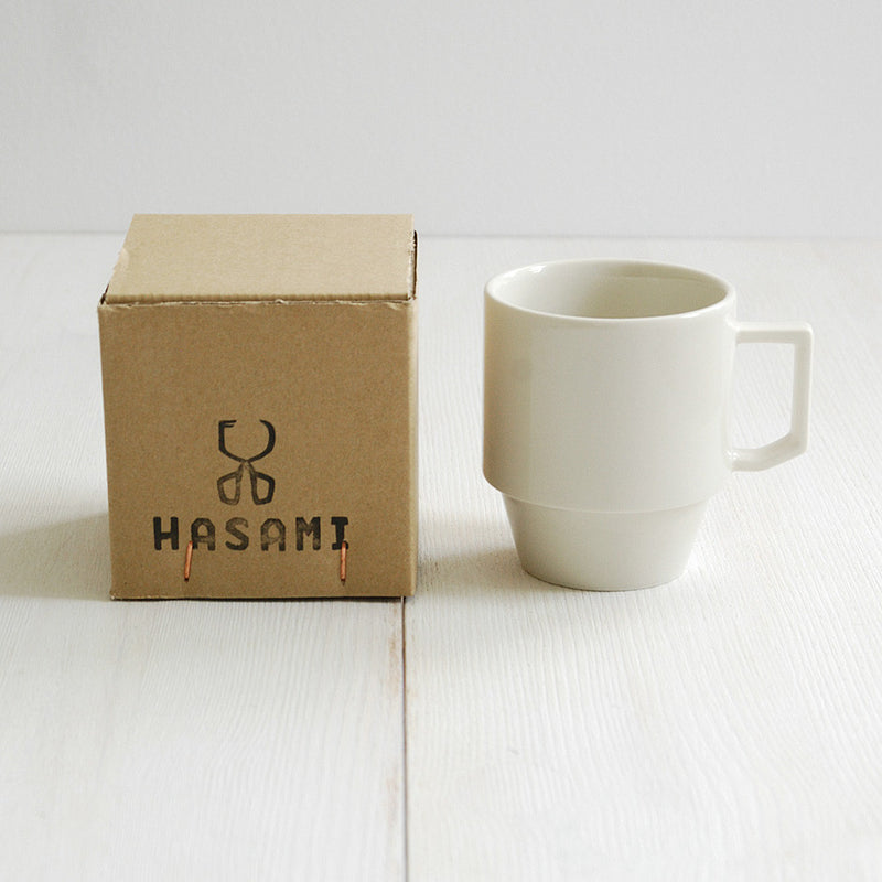 Hasami Porcelain Block Mug - White
