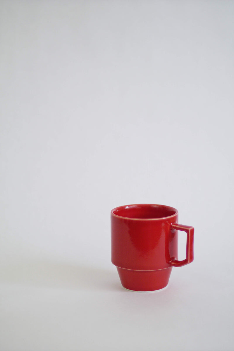 Hasami Porcelain Block Mug - Red