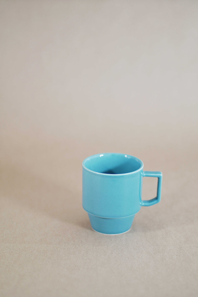 Hasami Porcelain Block Mug  - Teal