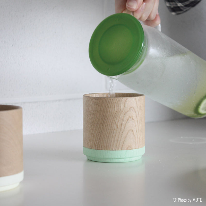 Roly Wood Cup - Gray