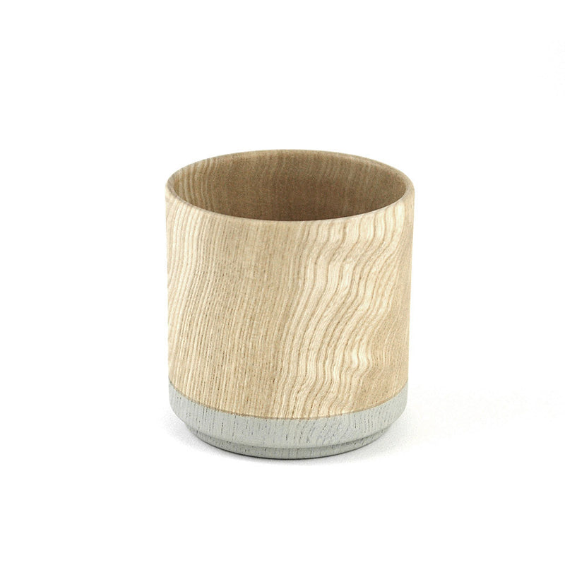 Roly Wood Cup - Gray