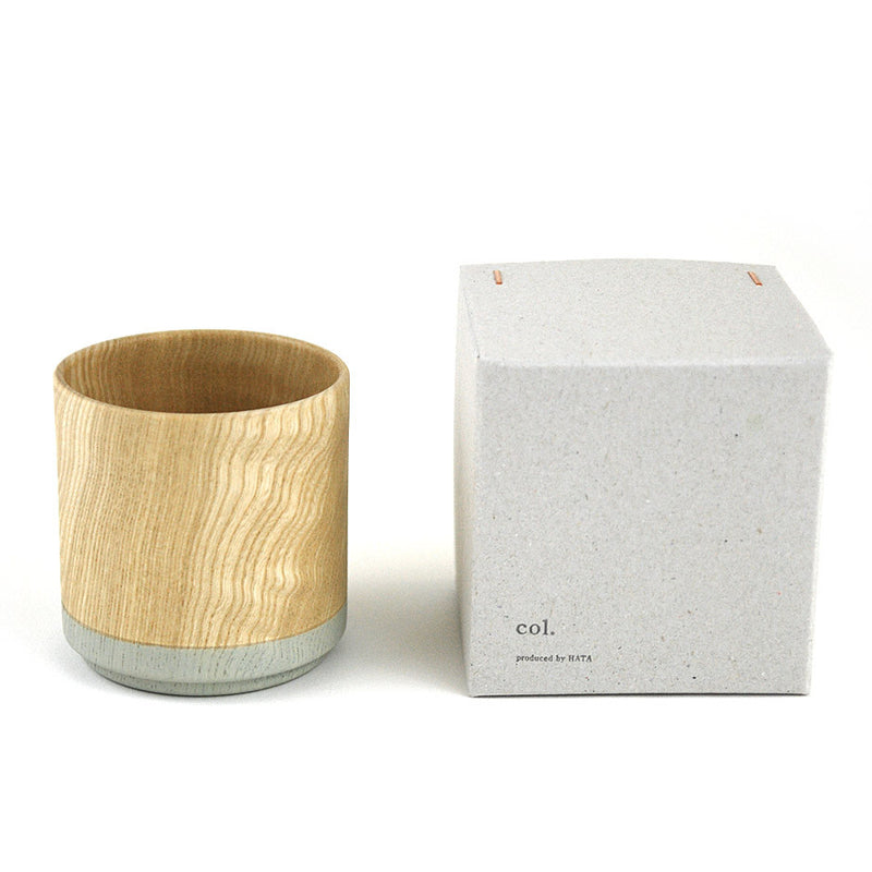 Roly Wood Cup - Gray
