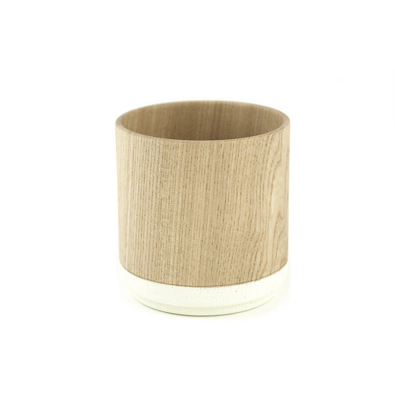 Roly Wood Cup - White