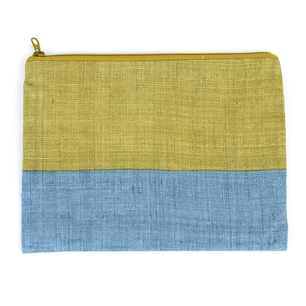 Triple Color Pouch - Pearl Indigo