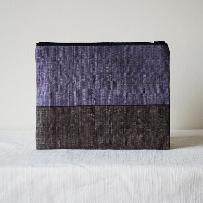 Triple Color Pouch - Dark Brown