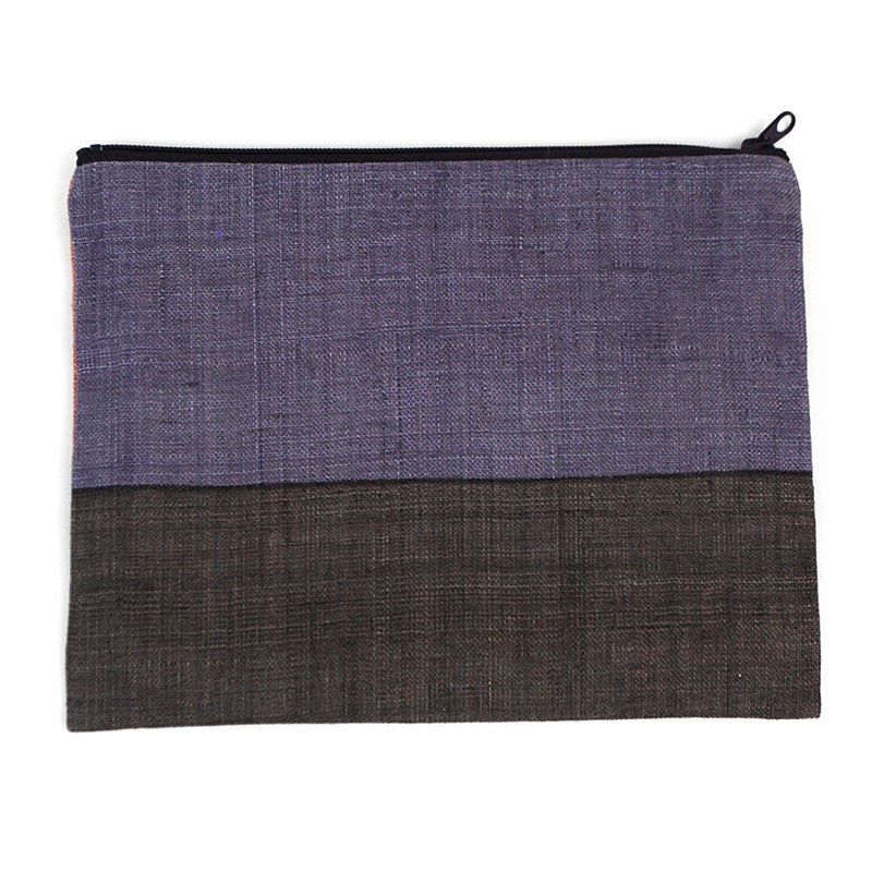 Triple Color Pouch - Dark Brown