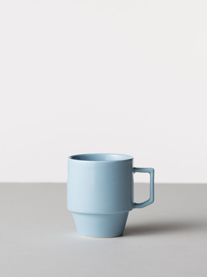 Hasami Porcelain Block Mug - Light blue