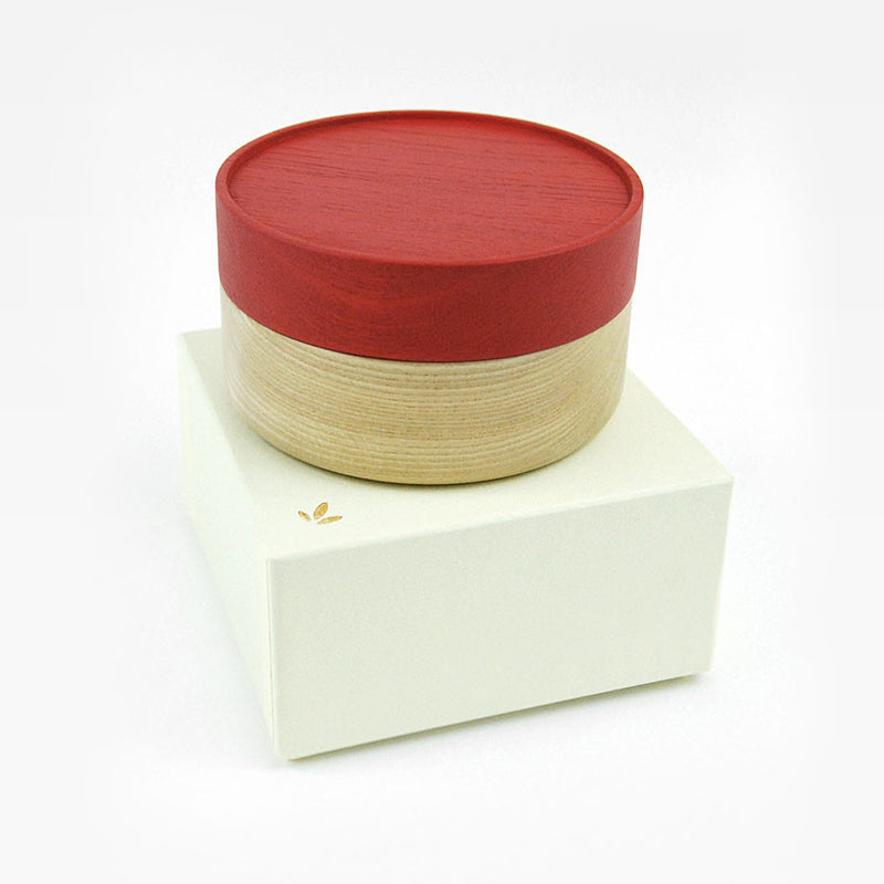 Hako wood container - Soji Collection - Small Red